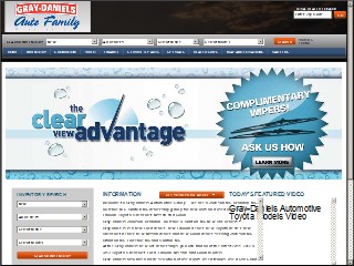 Web site www.graydaniels.com, Gray-Daniels Ford Lincoln