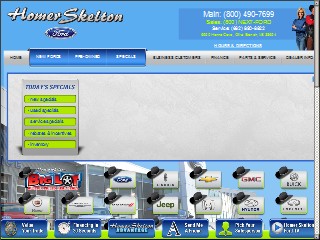 Web site www.homerskeltonford.com, Homer Skelton Ford Inc