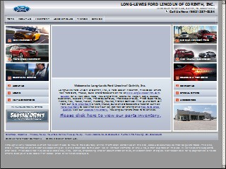 Web site www.longlewiscorinth.com, Ford of Corinth