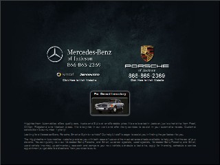 Web site www.mercedesporsche.com, Mercedes-Benz Of Jackson