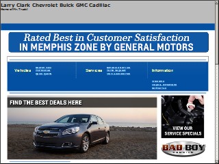 Web site www.mr-truck.com, Clark Chevrolet-Olds Cadillac