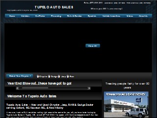 Web site www.tupelo.fivestardealers.com, Tupelo Auto Sales LTD